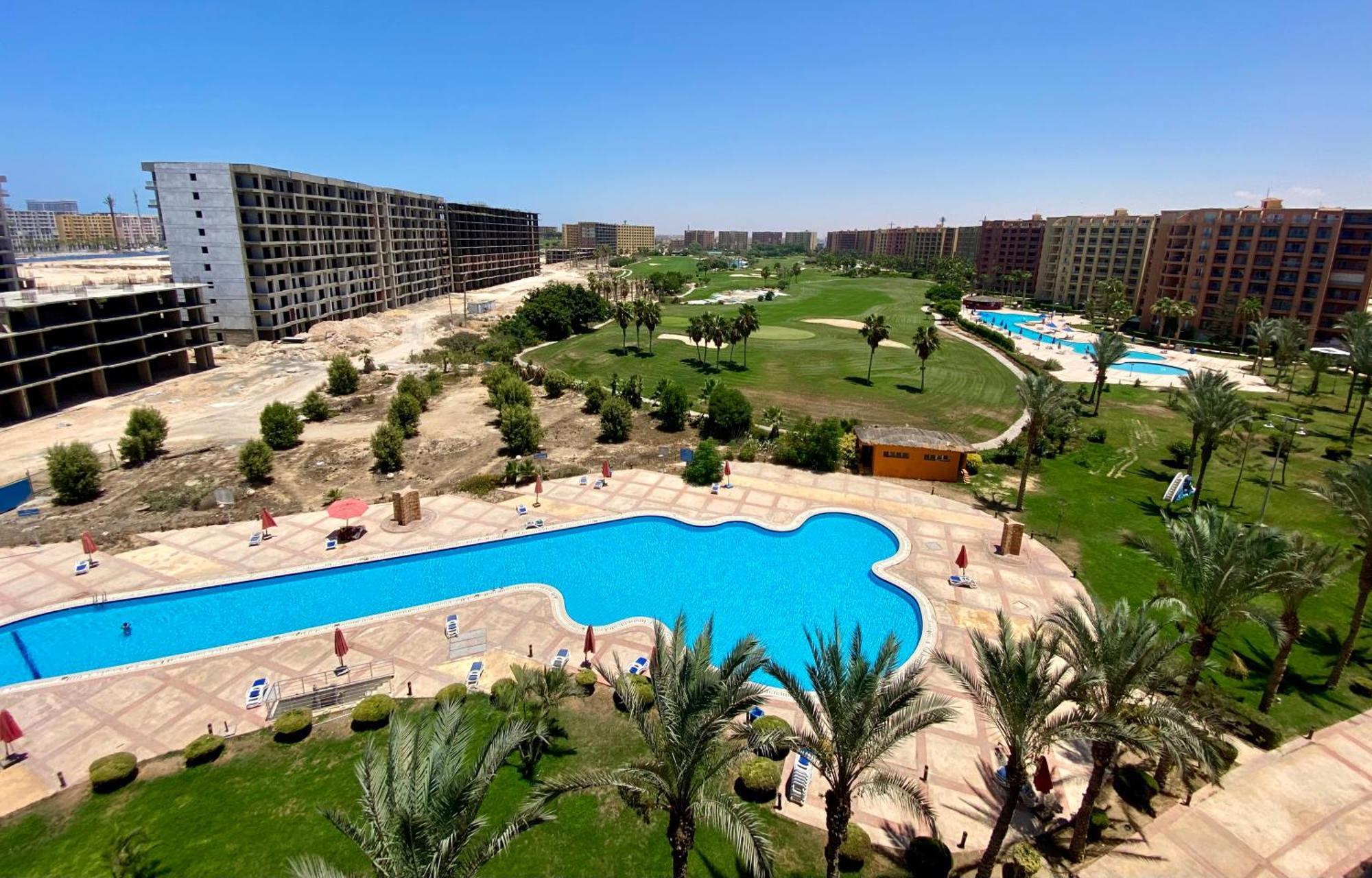 Porto Golf Marina Aqua Park & Beach Access By Best Of Bedz El Alamein Exterior photo